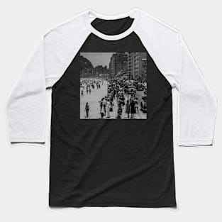 Copacabana Rio Brazil 1940s Baseball T-Shirt